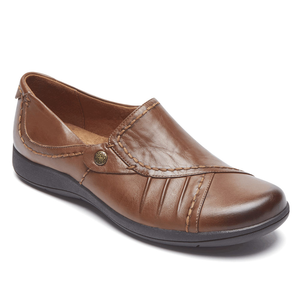 Rockport Flats For Womens Brown - Daisey Monk - UV3514876